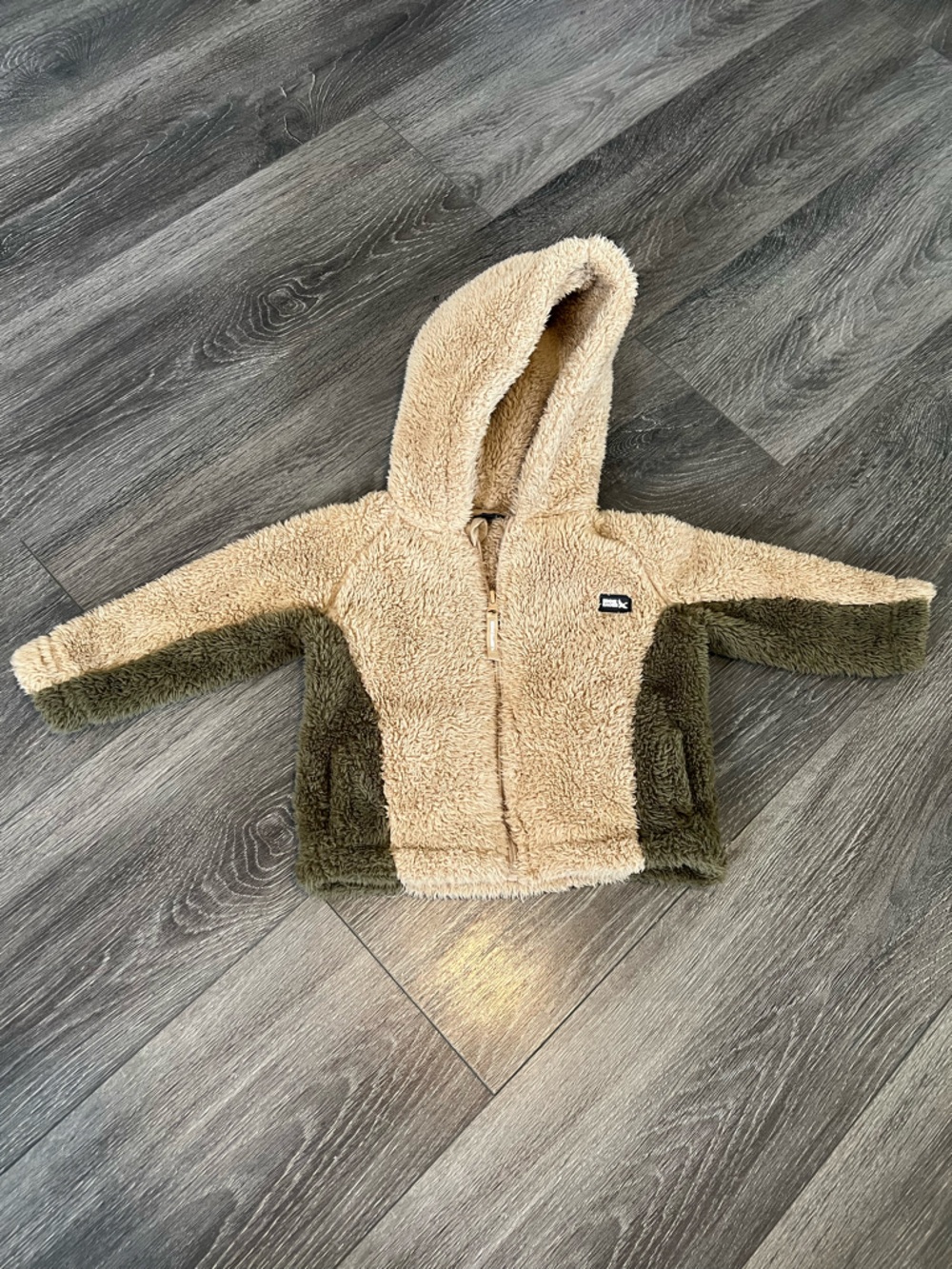 EDDIE BAUER Toddler Boy Two Tone Plush Jacket